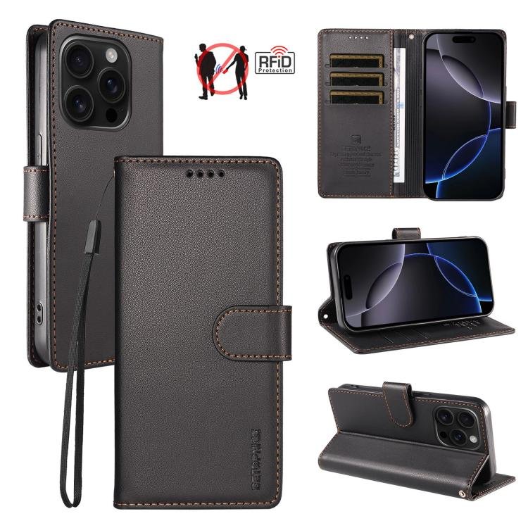 BETOPNICE Pearlescent RFID Vegan Leather Phone Case with Strap, For iPhone 16 Pro Max… BETOPNICE Pearlescent RFID Vegan Leather Phone Case with Strap, For iPhone 16 Pro Max…