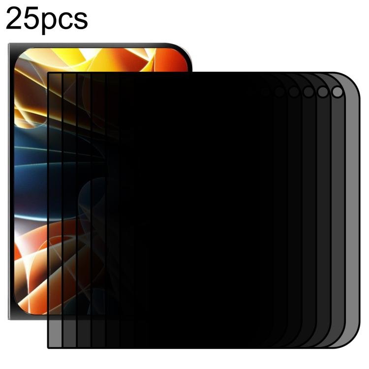 25pcs Dustproof 28-Degree Matte Privacy Tempered Glass Film…