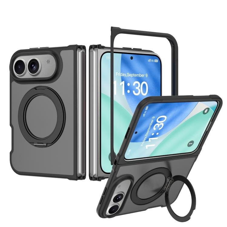Skin Feel Rotating Holder Magnetic Phone Case, For iPhone Duo Skin Feel Rotating Holder Magnetic Phone Case, For iPhone Duo