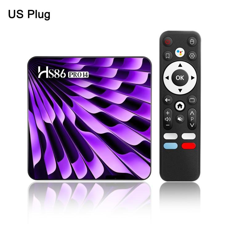 HS86 Pro 14 2GB+16GB Android 14.0 Smart TV Set Top Box, RK3518 Quad-Core 32bi… HS86 Pro 14 2GB+16GB Android 14.0 Smart TV Set Top Box, RK3518 Quad-Core 32bi…