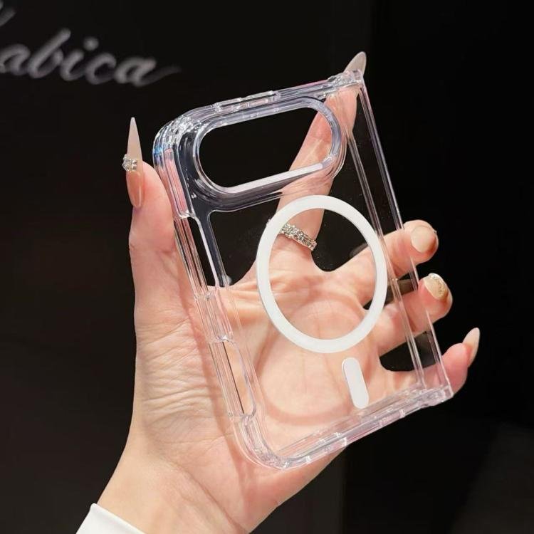 Acrylic Transparent Magnetic Phone Case, For iPhone Duo Acrylic Transparent Magnetic Phone Case, For iPhone Duo