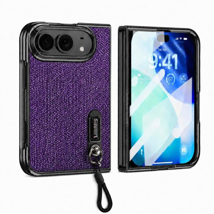 Invisible Holder Integrated Film Phone Case with Wrist Strap, For iPhone Duo Invisible Holder Integrated Film Phone Case with Wrist Strap, For iPhone Duo