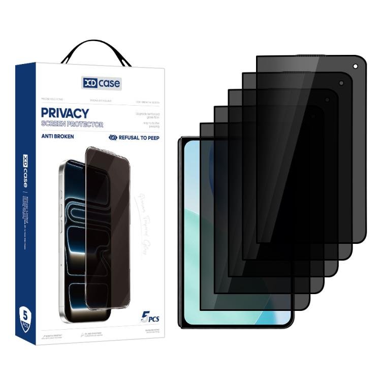 XDcase 5 PCS/Pack Silk-Printed 180 Anti-Spy Tempered Glass Screen Protector… XDcase 5 PCS/Pack Silk-Printed 180 Anti-Spy Tempered Glass Screen Protector…