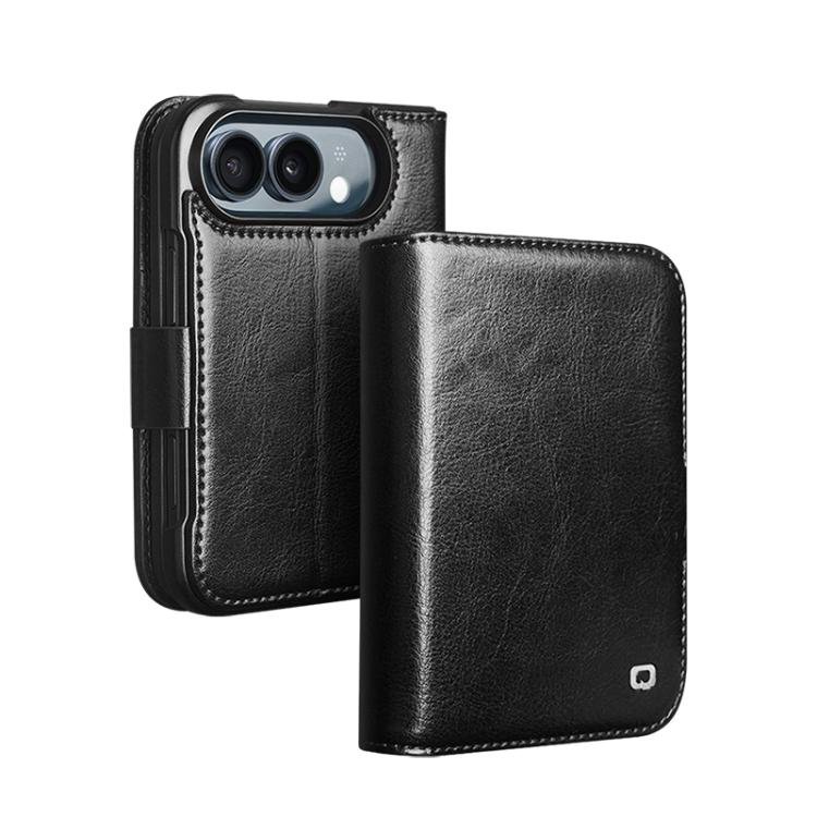 QIALINO Classic 103 Buckle Genuine Leather Phone Case, For iPhone Duo QIALINO Classic 103 Buckle Genuine Leather Phone Case, For iPhone Duo