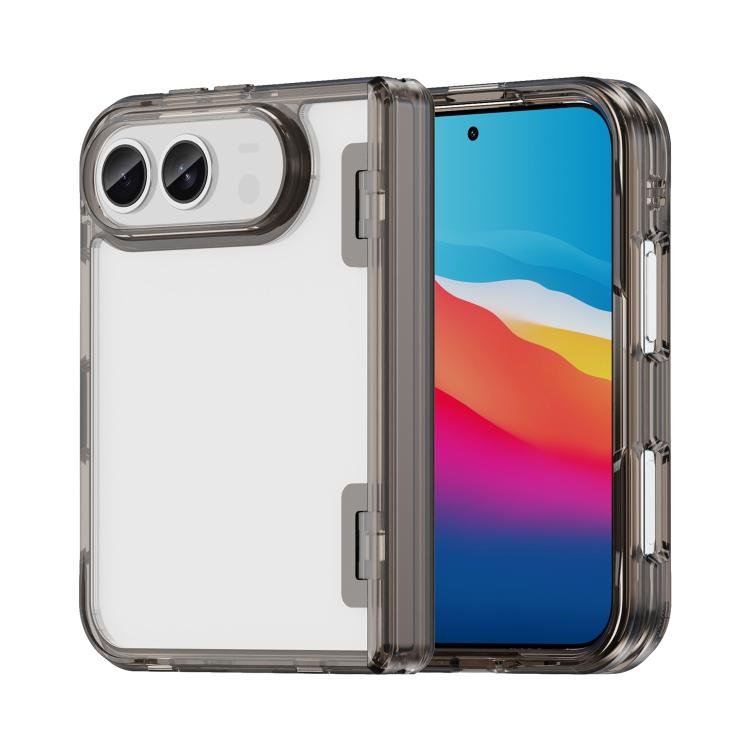 PC Hybrid TPU Airbag Folding Center Axis Phone Case, For iPhone Duo PC Hybrid TPU Airbag Folding Center Axis Phone Case, For iPhone Duo