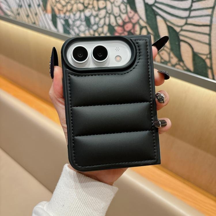Cotton Filling Down Jacket Folding Phone Case, For iPhone Duo Cotton Filling Down Jacket Folding Phone Case, For iPhone Duo