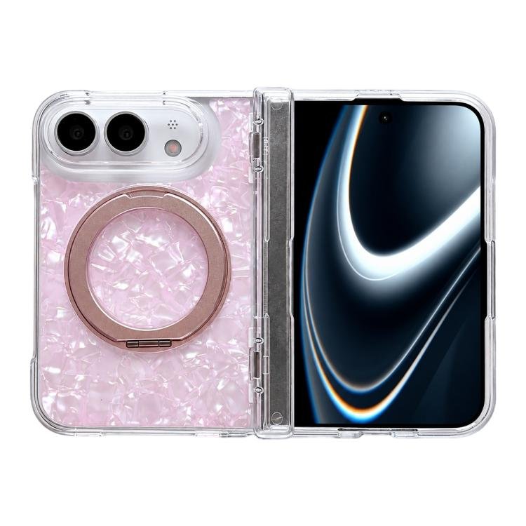Axial Magnetic Shell Pattern Phone Case with 360 Holder, For iPhone Duo Axial Magnetic Shell Pattern Phone Case with 360 Holder, For iPhone Duo