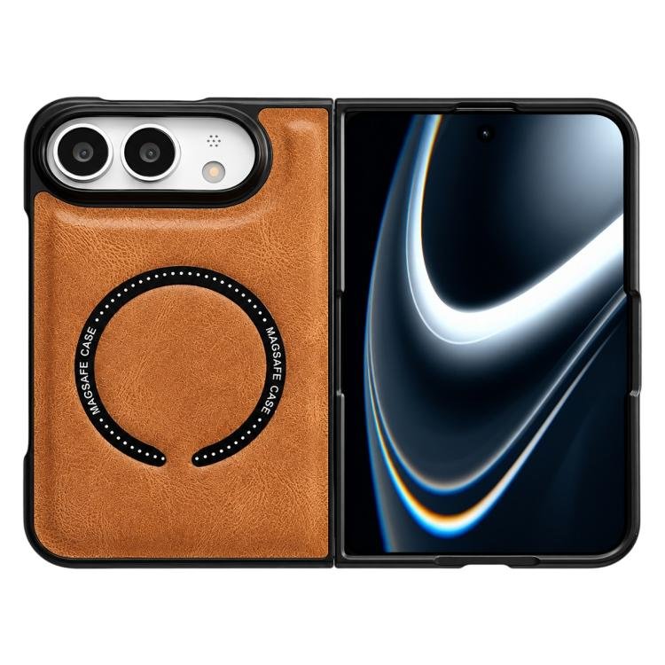 Crazy Horse Texture Magnetic Magsafe PU Phone Case, For iPhone Duo Crazy Horse Texture Magnetic Magsafe PU Phone Case, For iPhone Duo