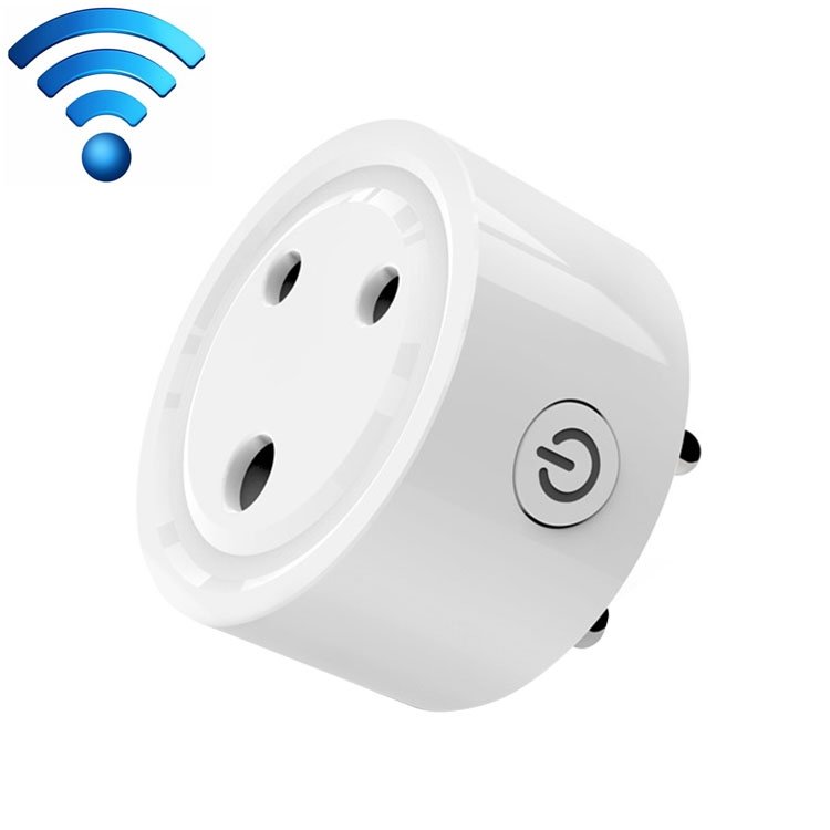 10A Mini Smart WiFi Socket Small South Africa / India Plug Remote Control Timer Switch Electrical Power Adapter with Alexa 10A Mini Smart WiFi Socket Small South Africa / India Plug Remote Control Timer Switch Electrical Power Adapter with Alexa
