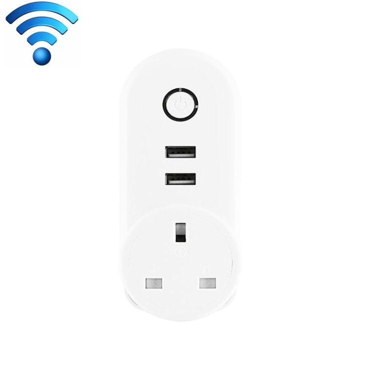 SA-002 2 USB Ports + 1 EU Socket WiFi Smart Power Plug Socket, Compatible wit… SA-002 2 USB Ports + 1 EU Socket WiFi Smart Power Plug Socket, Compatible wit…