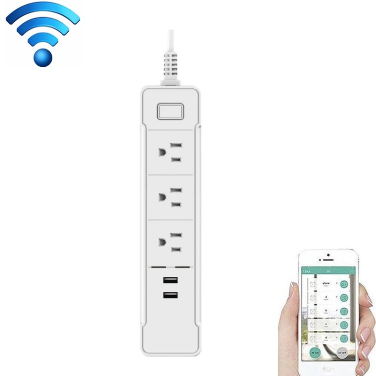 C198B 2 USB Ports + 3 US Sockets WiFi Smart Power Plug Socket, Compatible wit… C198B 2 USB Ports + 3 US Sockets WiFi Smart Power Plug Socket, Compatible wit…