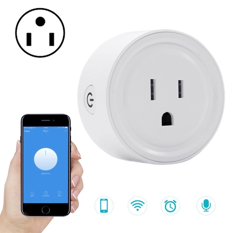 SA-003 10A Mini WiFi Plug Timing Smart Socket Works with Alexa & Google Home,… SA-003 10A Mini WiFi Plug Timing Smart Socket Works with Alexa & Google Home,…