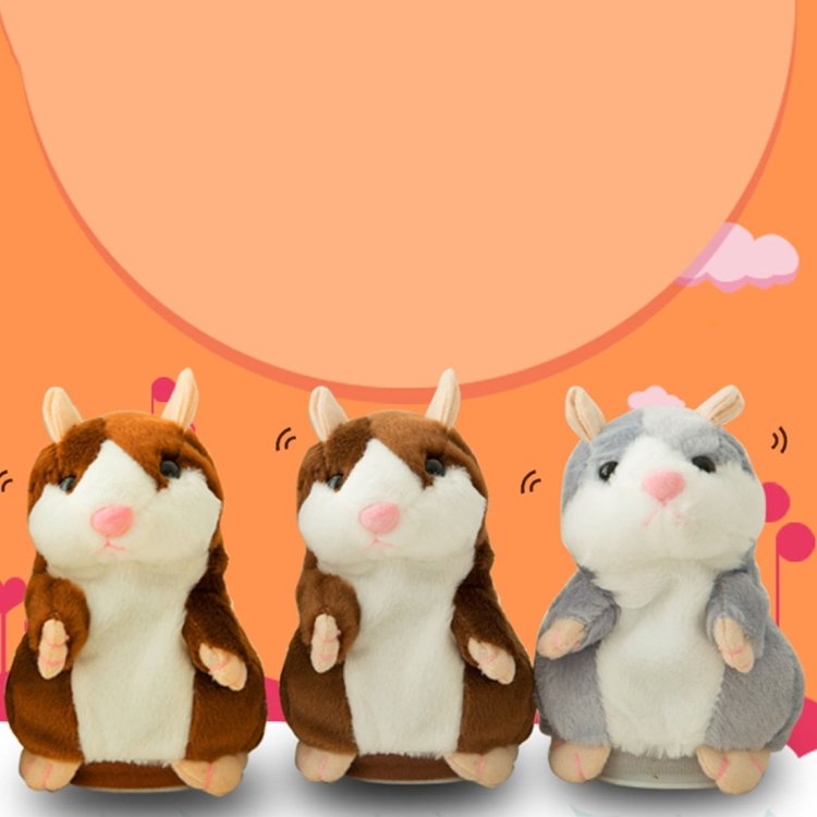 Educational Toys Cartoon Hamster Cute Become Sound Recording Voles Children Birthday Gift, Random Color Delivery, Size: 15*8*8cm Educational Toys Cartoon Hamster Cute Become Sound Recording Voles Children Birthday Gift, Random Color Delivery, Size: 15*8*8cm