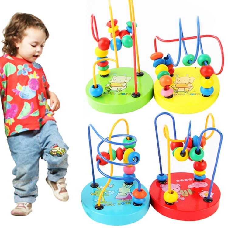 Educational Baby Kids Wooden Around Beads Toy Toddler Infant Intelligence Toys Educational Baby Kids Wooden Around Beads Toy Toddler Infant Intelligence Toys