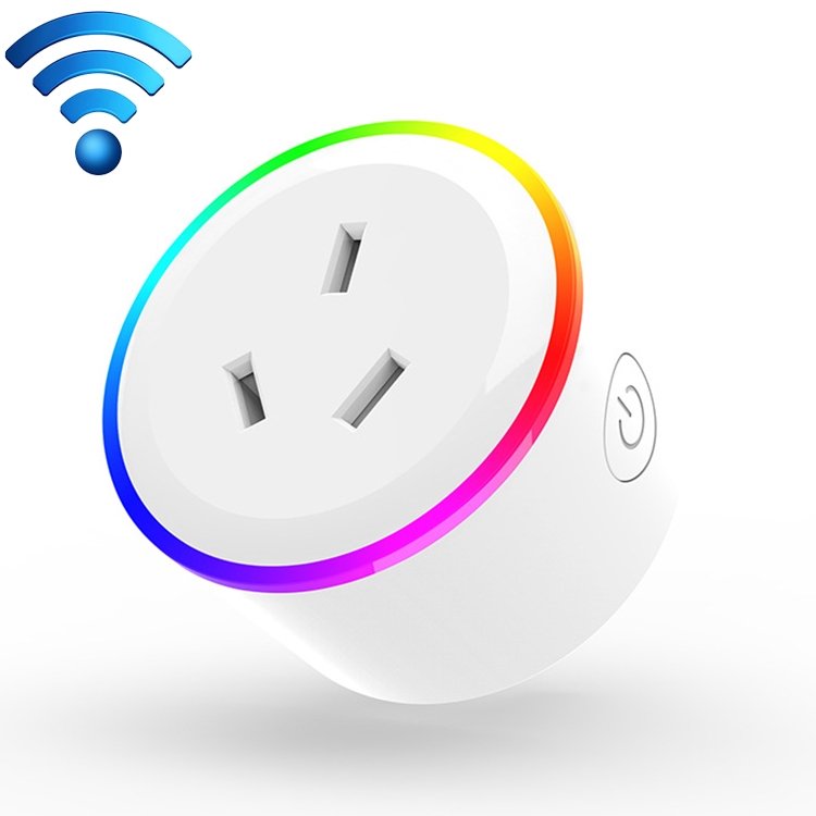 10A RGB Scene Light WiFi Remote Control Smart Socket Works with Alexa & Google Home & IFTTT, AC 100-240V, AU Plug 10A RGB Scene Light WiFi Remote Control Smart Socket Works with Alexa & Google Home & IFTTT, AC 100-240V, AU Plug