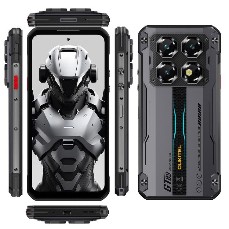 Oukitel WP60 Rugged Phone, 12GB+512GB, Night Vision, 108MP Camera, Side Fingerprint, 7.2 inch And...