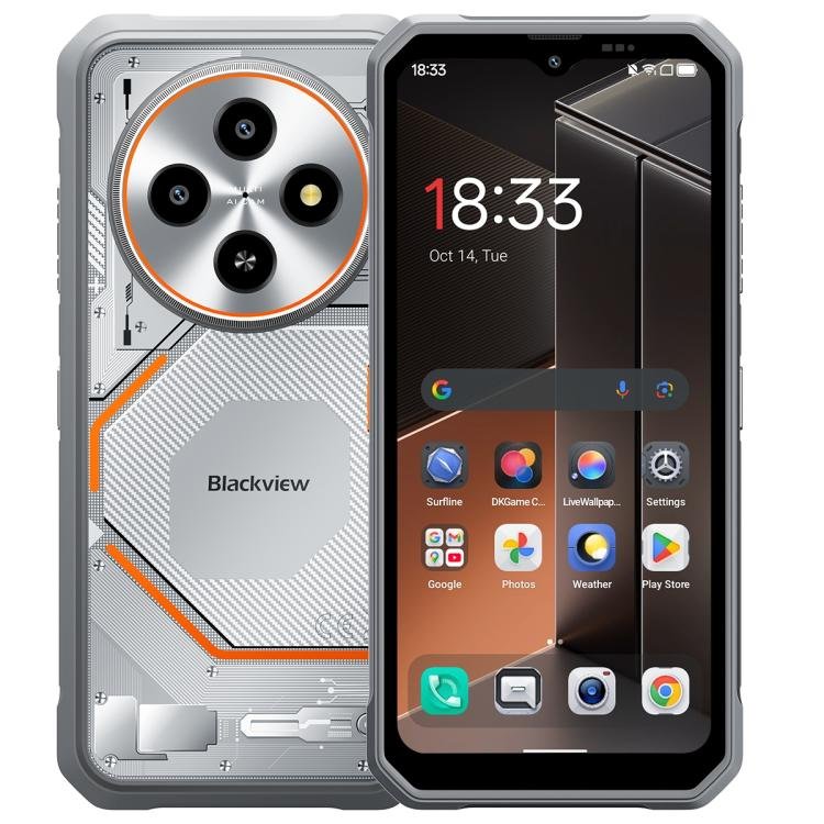 Blackview FORT 2 Rugged Phone, 8GB+256GB, 6.56 inch Android 15 MediaTek MT676…