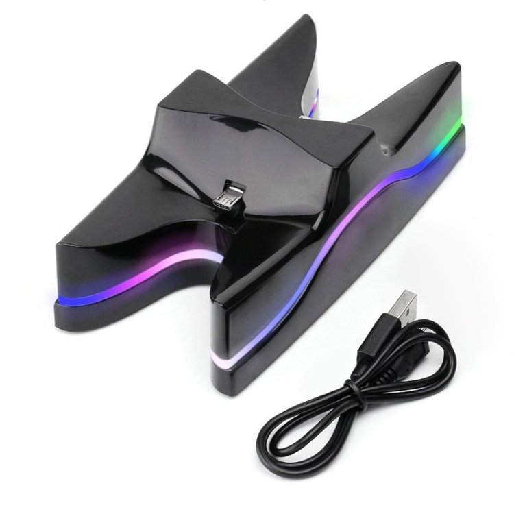 Special UFO Shape 2 x USB Charging Dock Station Stand / Controller Charging Stand for PS4 Playsta…