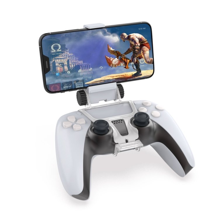 DOBE TP5-0527B Gamepad Controller Smart Phone Cellphone Mount holder Support Clamp Clip For PS5 DOBE TP5-0527B Gamepad Controller Smart Phone Cellphone Mount holder Support Clamp Clip For PS5