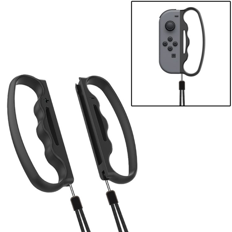 iPlay Small Handle Boxing Grip Gamepad Grip with Strap for Switch Joy-Con, Black, Red iPlay Small Handle Boxing Grip Gamepad Grip with Strap for Switch Joy-Con, Black, Red