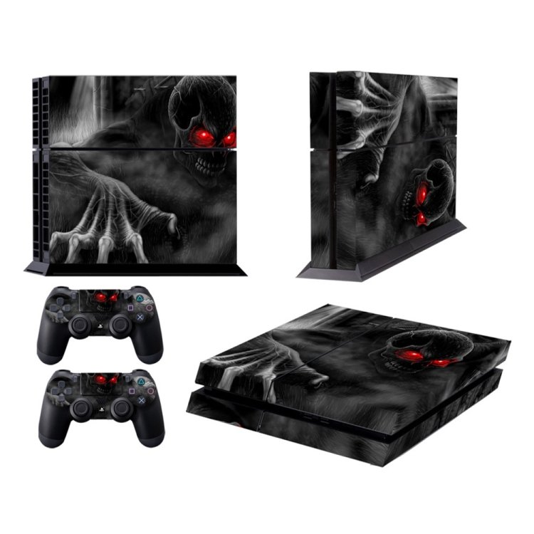 Dark Devil Pattern Fashion Color Protective Film Sticker for Sony PS4 Dark Devil Pattern Fashion Color Protective Film Sticker for Sony PS4
