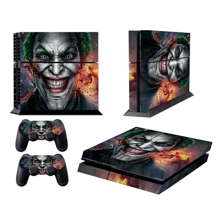 Clown Bucky Pattern Fashion Color Protective Film Sticker for Sony PS4 Clown Bucky Pattern Fashion Color Protective Film Sticker for Sony PS4