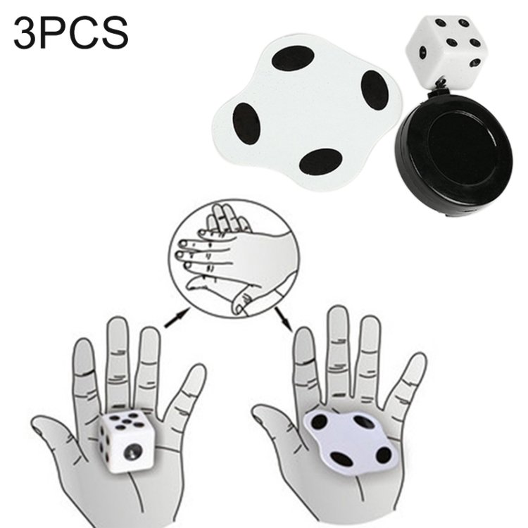 3 PCS Beat A Die Flat Magic Trick Toy (a50) 3 PCS Beat A Die Flat Magic Trick Toy (a50)