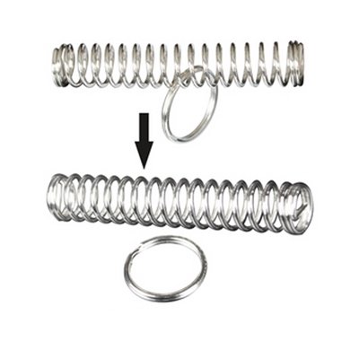 Magic Trick Toy – Ring and Spring(Silver) Magic Trick Toy – Ring and Spring(Silver)