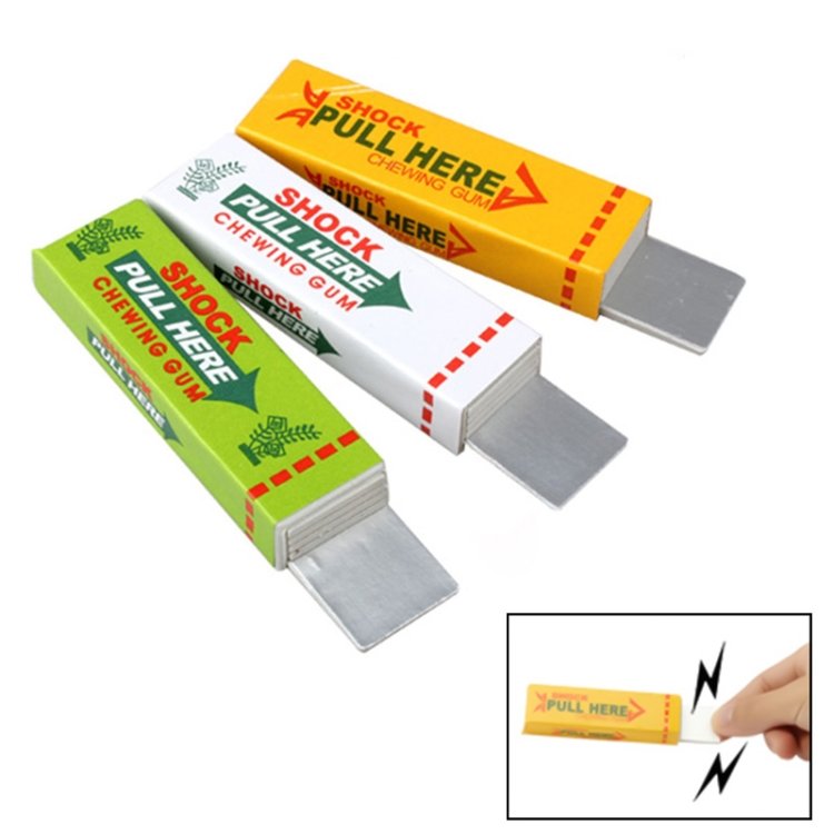 Shock Chewing Gun Practical Joke Funny Trick Shock Toy, Random Color Delivery… Shock Chewing Gun Practical Joke Funny Trick Shock Toy, Random Color Delivery…