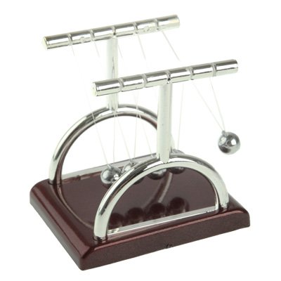 10mm Mini Desktop Newton is Cradle Plastic Base Balance Balls(Silver) 10mm Mini Desktop Newton is Cradle Plastic Base Balance Balls(Silver)