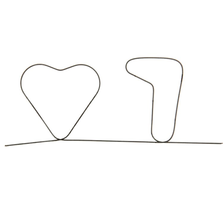 Memory Metal Wire Prediction 7 of Heart Magic Props King Magic Tricks Memory Metal Wire Prediction 7 of Heart Magic Props King Magic Tricks