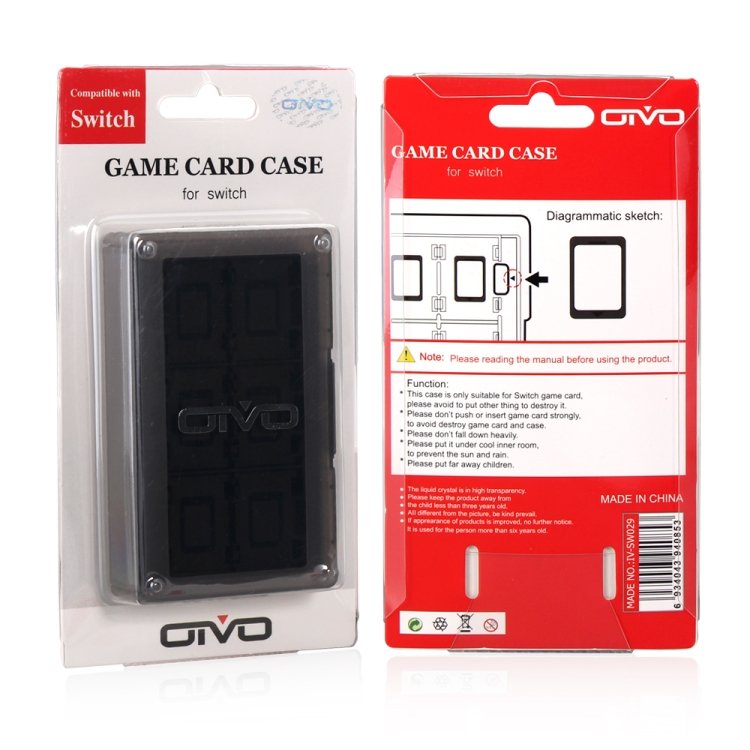 OIVO IV-SW029 24in1 Game Memory Card Storage Box Card Case Holder For Nintendo Switch