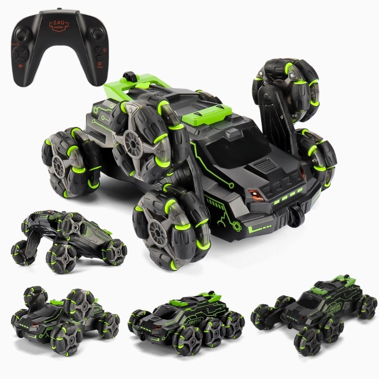 MoFun JC03 2.4G remote control six-wheel stunt car 360 degree swing arm witho… MoFun JC03 2.4G remote control six-wheel stunt car 360 degree swing arm witho…