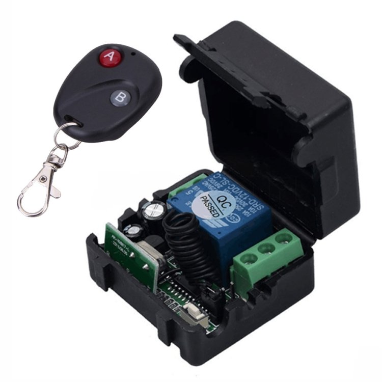 12V 10A RF Wireless Remote Control Switch 1CH Relay Receiver 12V 10A RF Wireless Remote Control Switch 1CH Relay Receiver