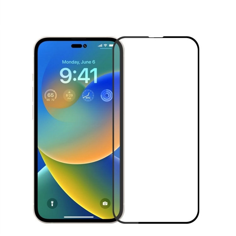 PINWUYO 9H 2.5D Full Screen Tempered Glass Film, For iPhone 15 Pro Max…