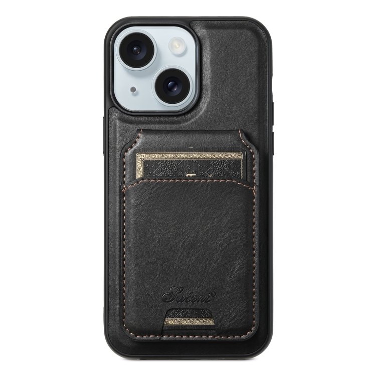 Suteni H15 MagSafe Oil Eax Leather Detachable Wallet Back Phone Case, For iPhone 15… Suteni H15 MagSafe Oil Eax Leather Detachable Wallet Back Phone Case, For iPhone 15…