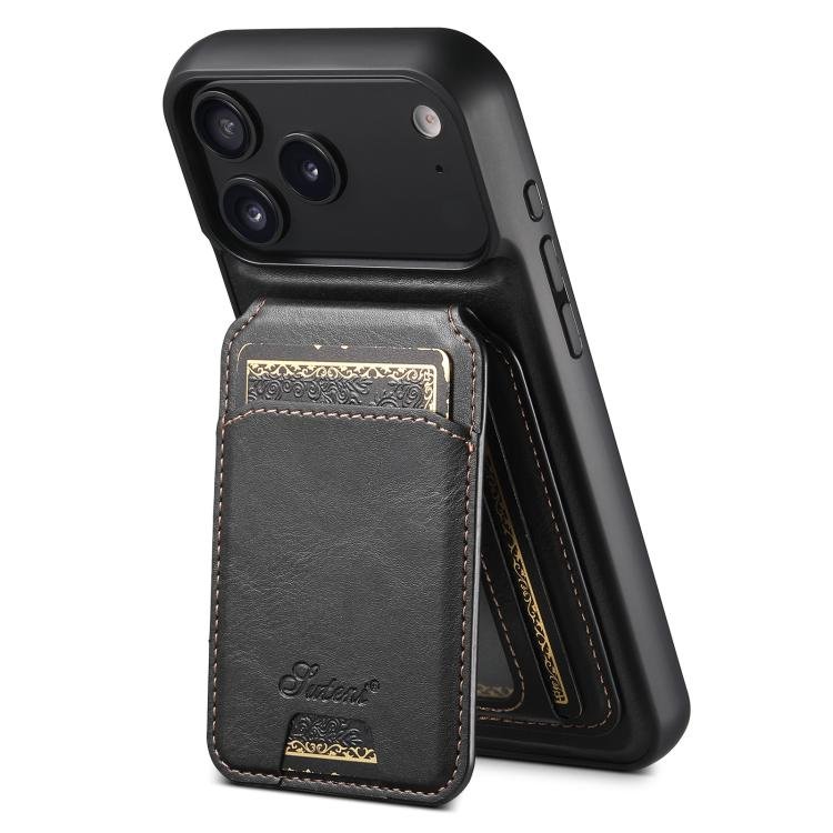 Suteni H15 MagSafe Oil Eax Leather Detachable Wallet Back Phone Case, For iPhone 17 Pro… Suteni H15 MagSafe Oil Eax Leather Detachable Wallet Back Phone Case, For iPhone 17 Pro…