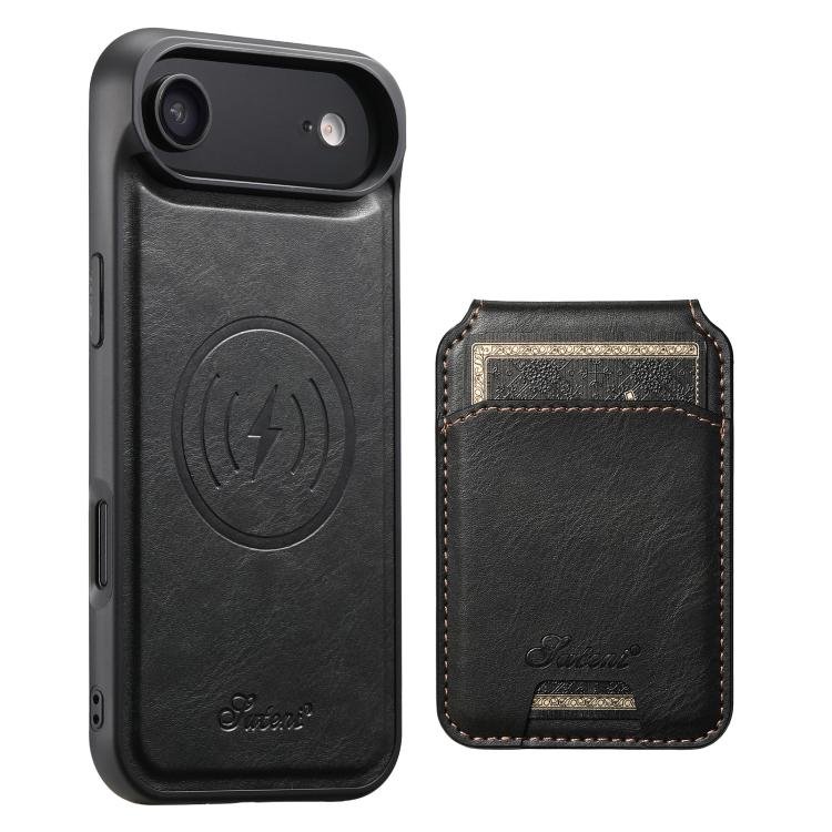Suteni H15 MagSafe Oil Eax Leather Detachable Wallet Back Phone Case, For iPhone Air… Suteni H15 MagSafe Oil Eax Leather Detachable Wallet Back Phone Case, For iPhone Air…