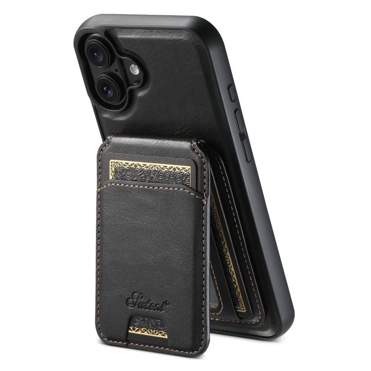 Suteni H15 MagSafe Oil Eax Leather Detachable Wallet Back Phone Case, For iPhone 18… Suteni H15 MagSafe Oil Eax Leather Detachable Wallet Back Phone Case, For iPhone 18…