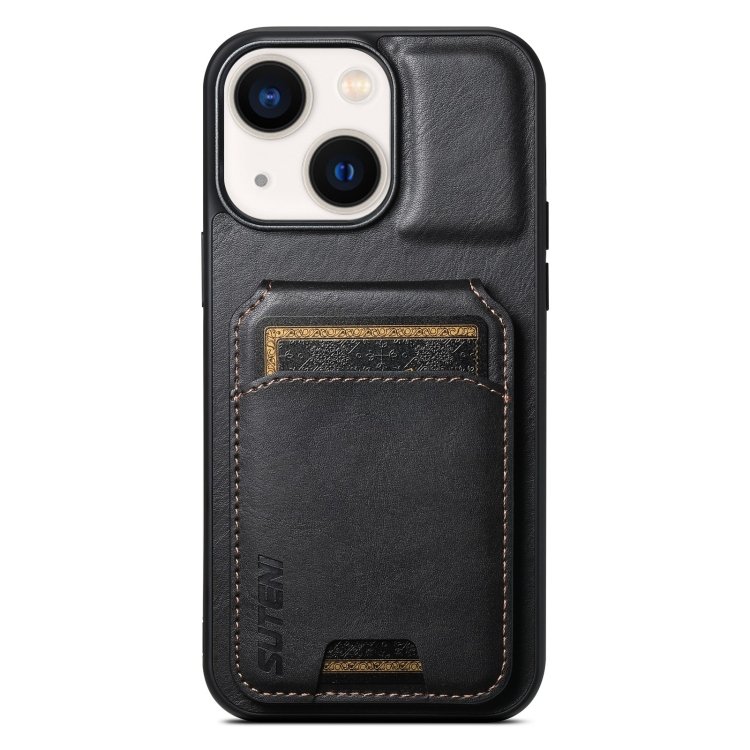 Suteni H02 Leather Wallet Stand Back Phone Case, For iPhone 14, For iPhone 14 Pro… Suteni H02 Leather Wallet Stand Back Phone Case, For iPhone 14, For iPhone 14 Pro…