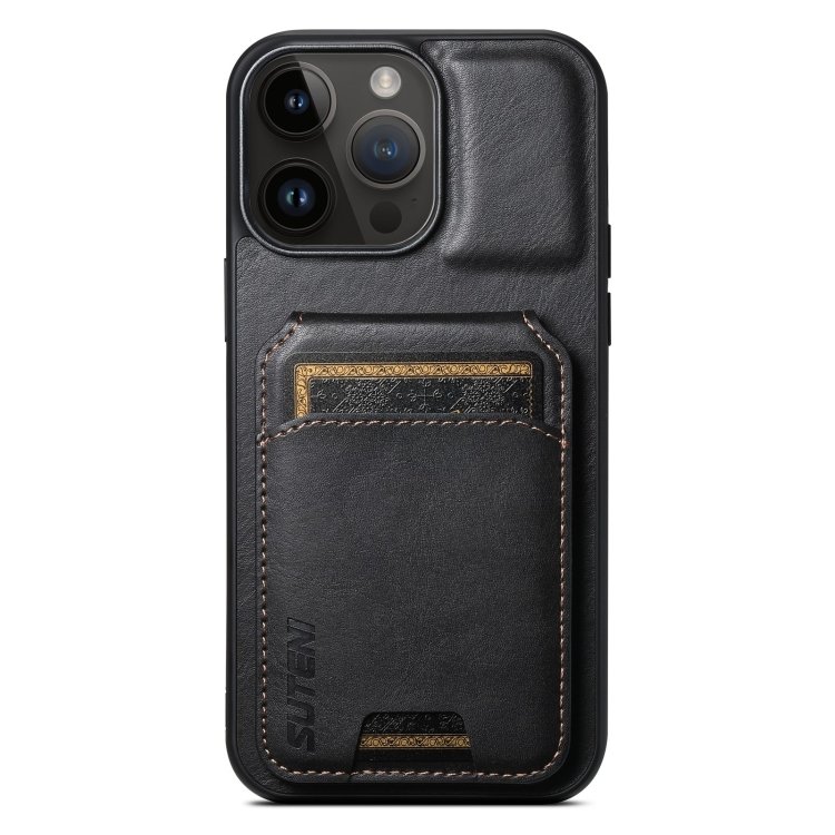 Suteni H02 Leather Wallet Stand Back Phone Case, For iPhone 13 Pro, For iPhone 13… Suteni H02 Leather Wallet Stand Back Phone Case, For iPhone 13 Pro, For iPhone 13…