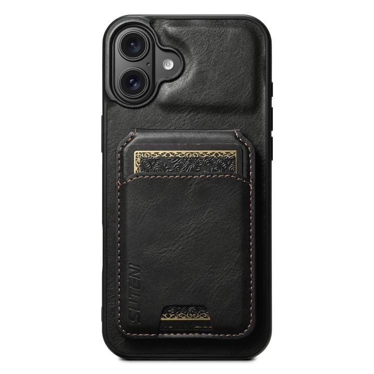 Suteni H02 Leather Wallet Stand Back Phone Case, For iPhone 18, For iPhone 18 Pro… Suteni H02 Leather Wallet Stand Back Phone Case, For iPhone 18, For iPhone 18 Pro…