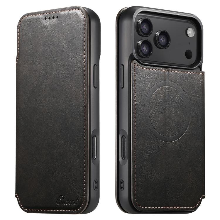 Suteni J05 Leather Magnetic MagSafe Phone Case, For iPhone 17 Pro Max, For iPhone 17 Pro… Suteni J05 Leather Magnetic MagSafe Phone Case, For iPhone 17 Pro Max, For iPhone 17 Pro…