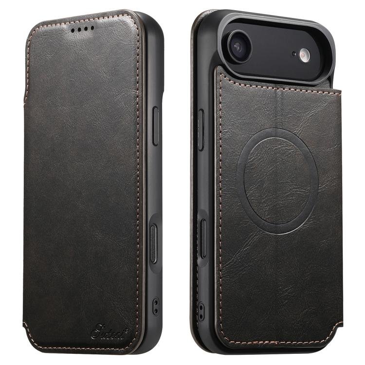Suteni J05 Leather Magnetic MagSafe Phone Case, For iPhone 17 AIr, For iPhone 16 Pro Max… Suteni J05 Leather Magnetic MagSafe Phone Case, For iPhone 17 AIr, For iPhone 16 Pro Max…