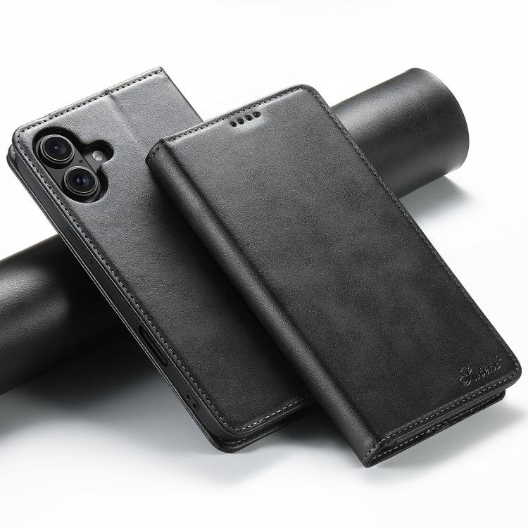Suteni Calf Texture Horizontal Flip Leather Phone Case, For iPhone 18, For iPhone 18 Pro… Suteni Calf Texture Horizontal Flip Leather Phone Case, For iPhone 18, For iPhone 18 Pro…