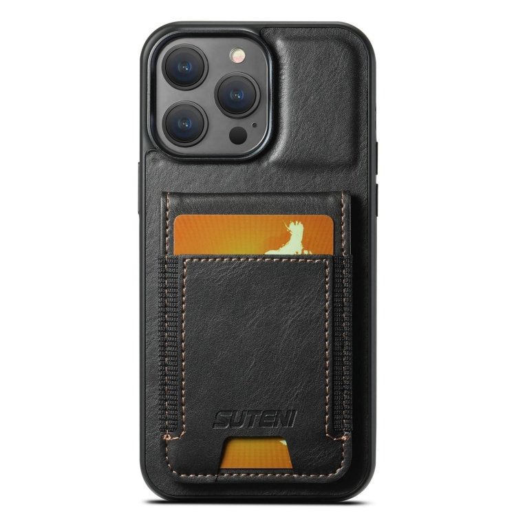 Suteni H03 Oil Wax Leather Wallet Stand Back Phone Case, For iPhone 13 Pro, For iPhone 13… Suteni H03 Oil Wax Leather Wallet Stand Back Phone Case, For iPhone 13 Pro, For iPhone 13…
