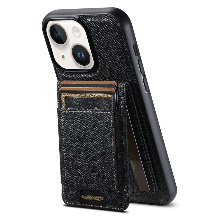 Suteni H17 Cross Grain Leather MagSafe Detachable Wallet Phone Case, For iPhone 14… Suteni H17 Cross Grain Leather MagSafe Detachable Wallet Phone Case, For iPhone 14…