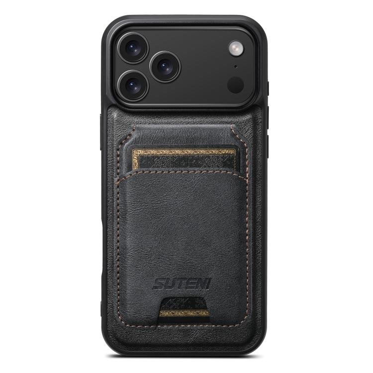 Suteni M5 Magnetic Card Bag MagSafe Cowhide Texture Leather Phone Case, For iPhone 18… Suteni M5 Magnetic Card Bag MagSafe Cowhide Texture Leather Phone Case, For iPhone 18…