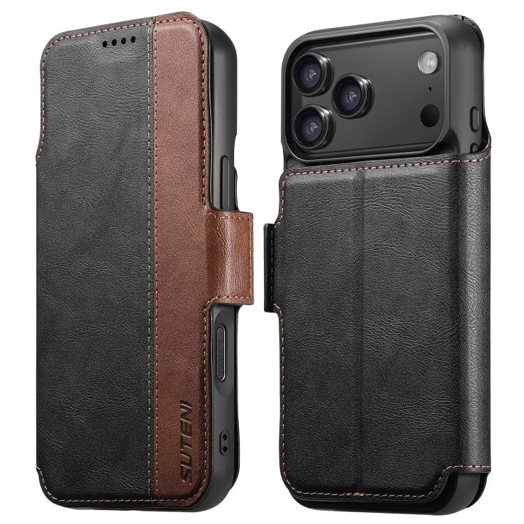 Suteni Q07 2-in-1 Multi-function Detachable Wallet MagSafe Phone Case, For iPhone 17 Pro…