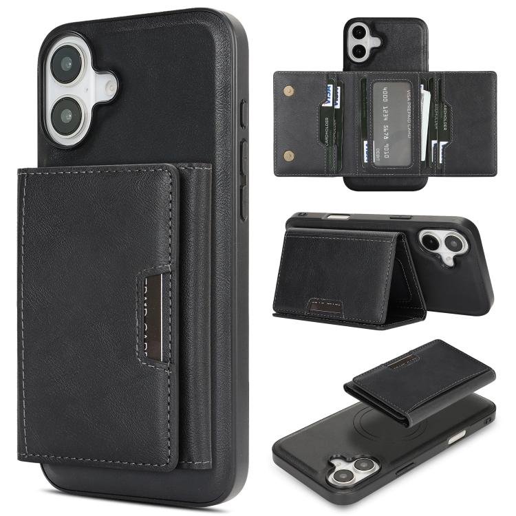 Kalebol Strong Magnetic MagSafe Tri-Fold Wallet Leather Phone Case… Kalebol Strong Magnetic MagSafe Tri-Fold Wallet Leather Phone Case…